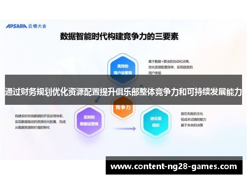 通过财务规划优化资源配置提升俱乐部整体竞争力和可持续发展能力 通过财务规划优化资源配置提升俱乐部整体竞争力和可持续发展能力